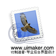 Mail icon in Mac OS