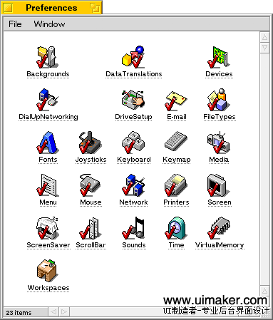 BeOS 5 icons