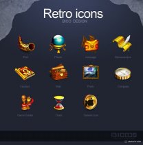 Retro icons