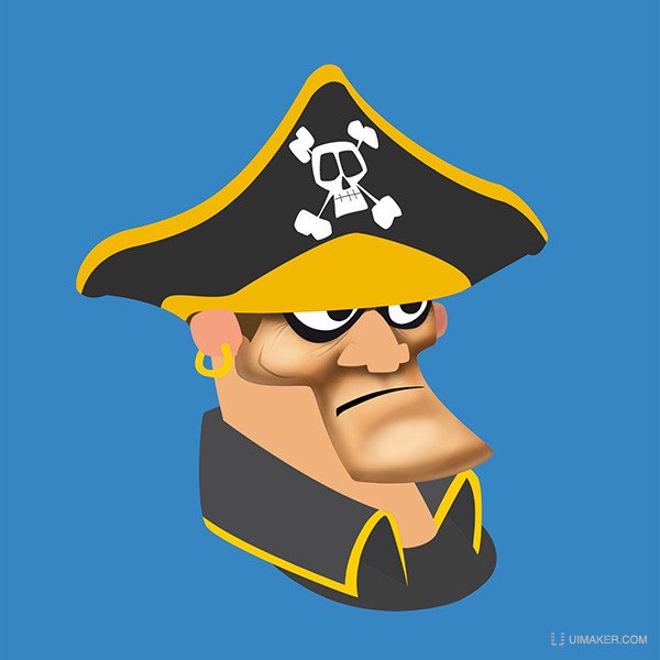 Draw a Pirate Character in Photoshop - Milaky - 