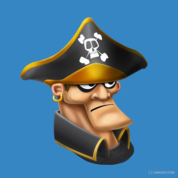 Draw a Pirate Character in Photoshop - Milaky - 