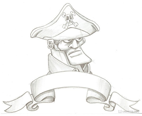 Draw a Pirate Character in Photoshop - Milaky - 