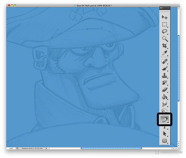 Draw a Pirate Character in Photoshop - Milaky - 