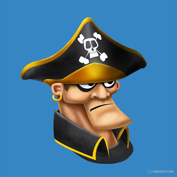 Draw a Pirate Character in Photoshop - Milaky - 