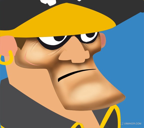 Draw a Pirate Character in Photoshop - Milaky - 