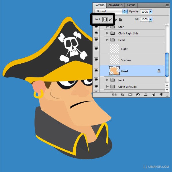 Draw a Pirate Character in Photoshop - Milaky - 