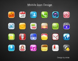 mobile icons