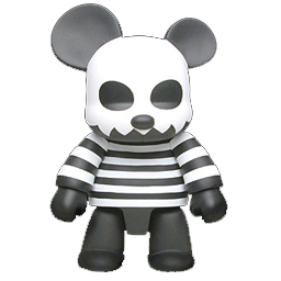 skullmaskstripebear