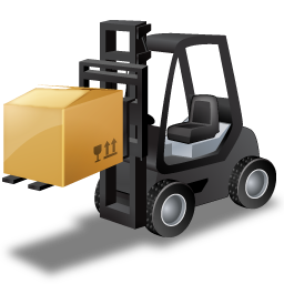 forklifttruck_loaded_black 泵