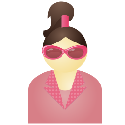 Sunglass woman pink ɫ̫Ů