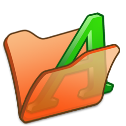 folder_orange_font1