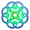 bluegreen circleknot