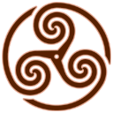 Brown Wheeled Triskelion1