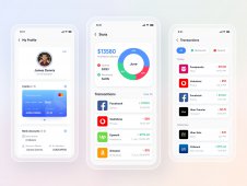 Mobile UI Kit for Wallet, Fina