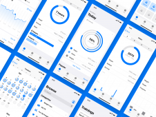 Fragments iOS Wireframe Kit 3.