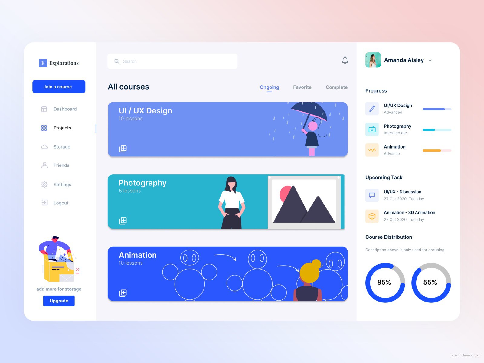 Dashboard Web Design