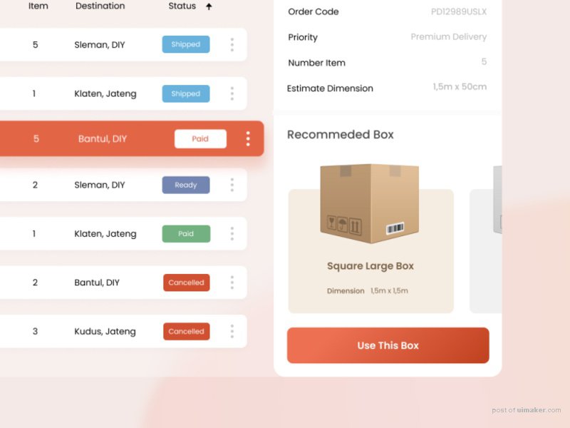 Warehouse Shipping Dashboard