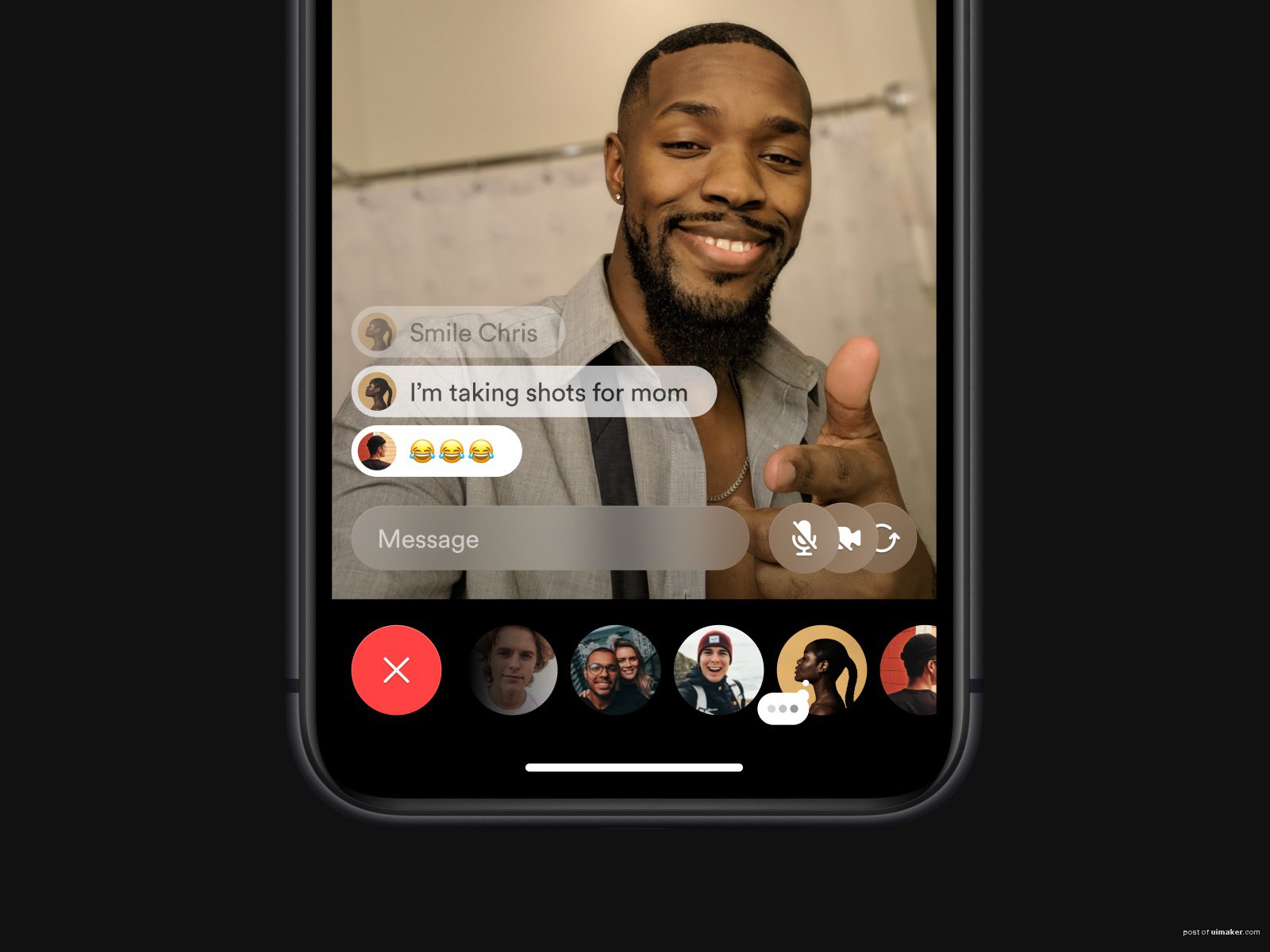 Video call mobile app