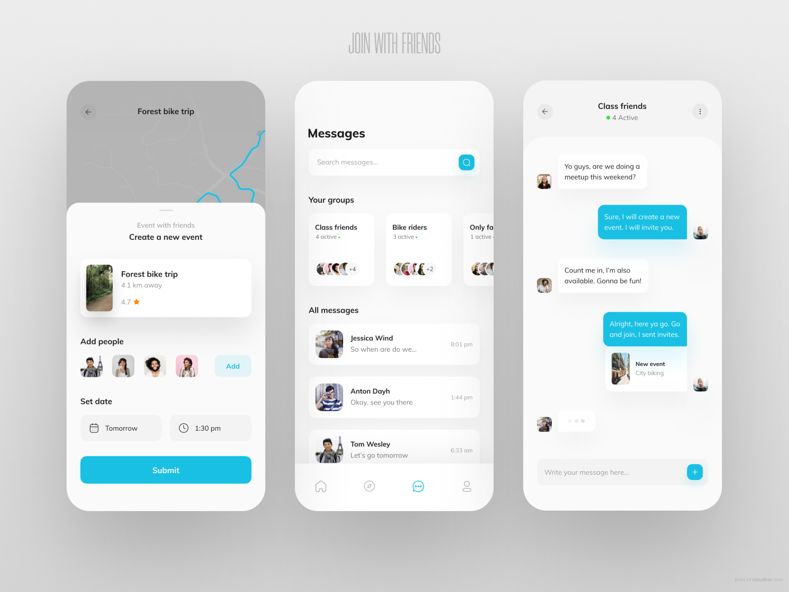 Experiences App UI - Full Project