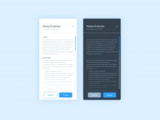 Daily UI #089 Terms of service