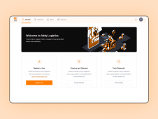 Delivery and logistics web app