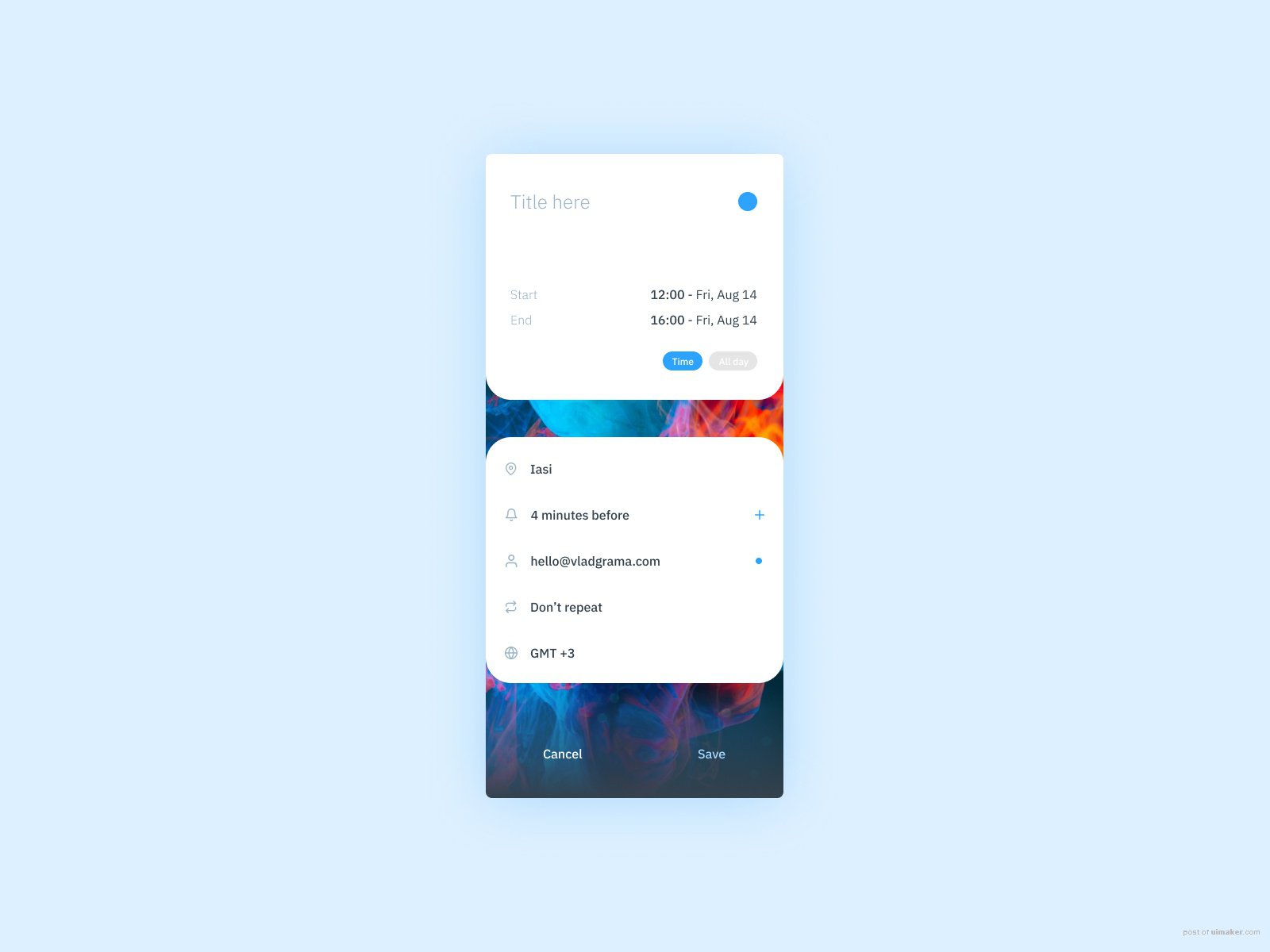 Daily UI #090 - Create new