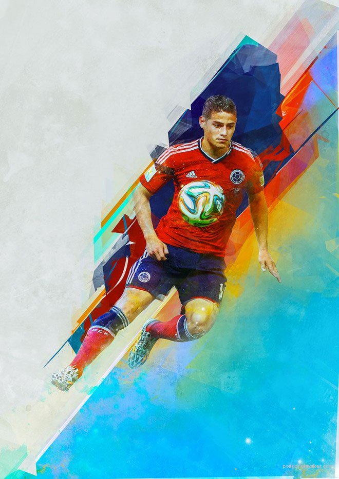 soccer digital art