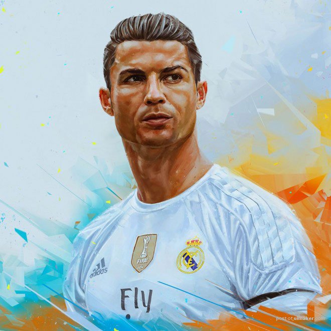 soccer digital painting