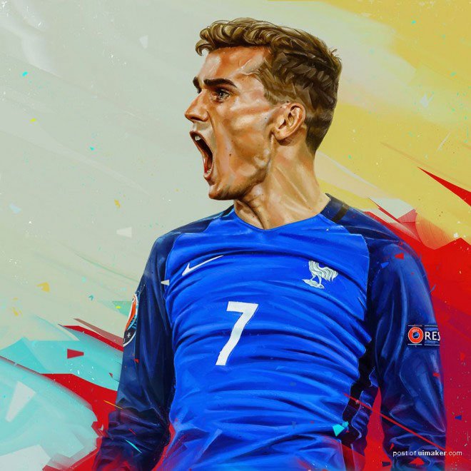 soccer digital painting