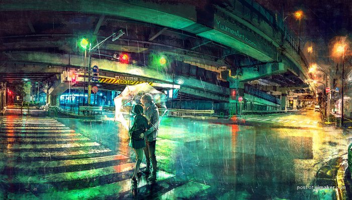 Under The Overpass by yuumei