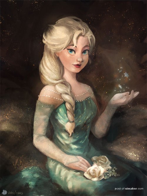 Queen of Arendelle by hyamei