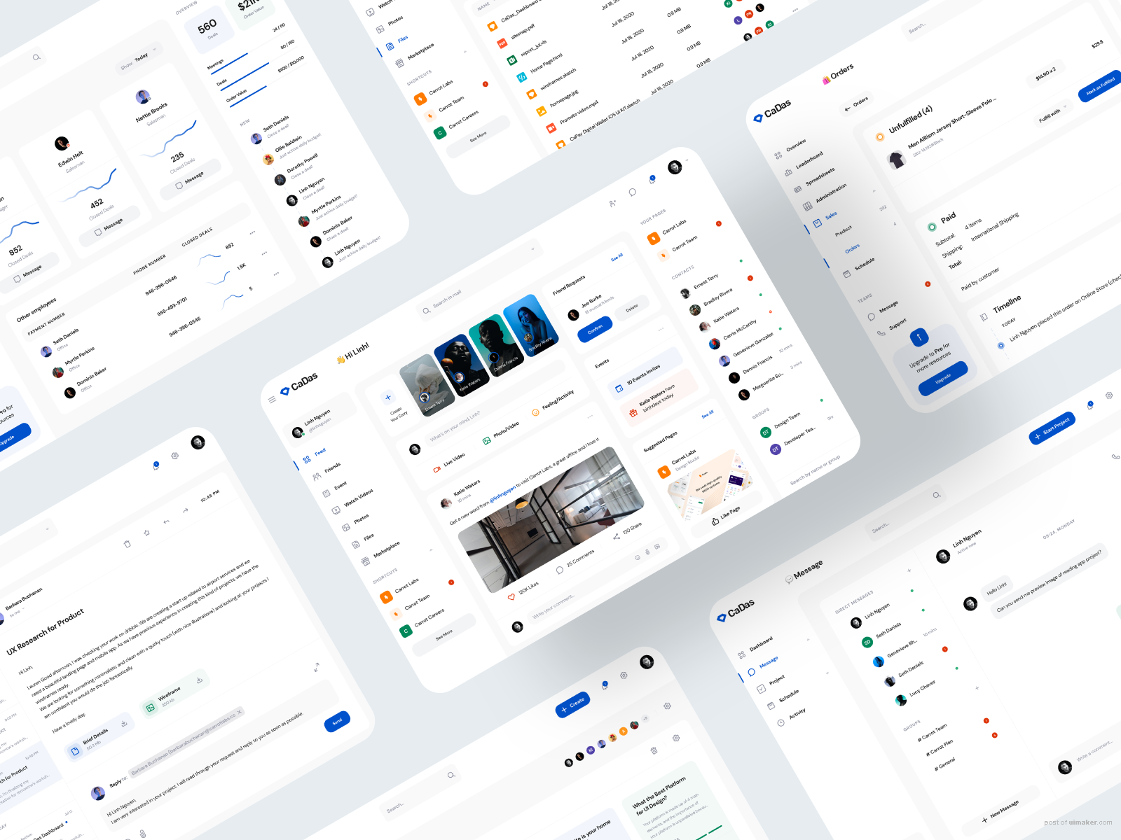 CaDas Dashboard UI Kit