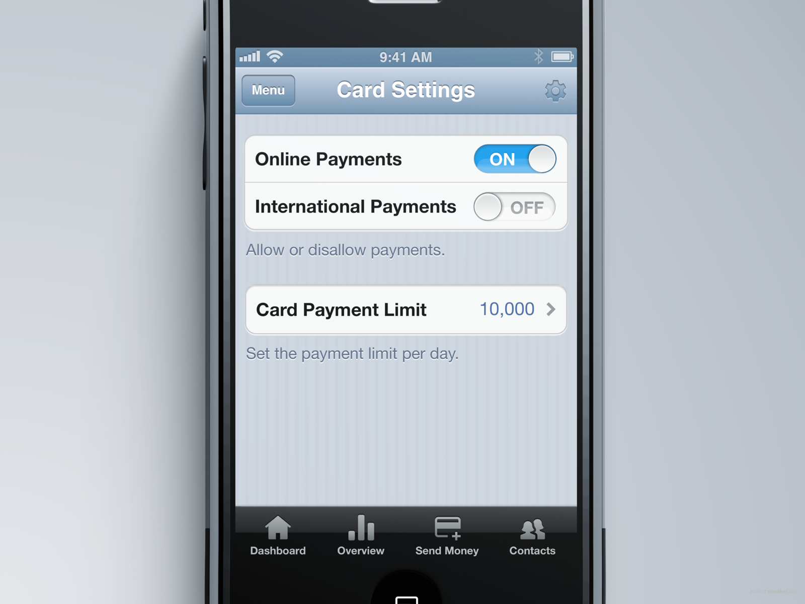 Banking App in 2007