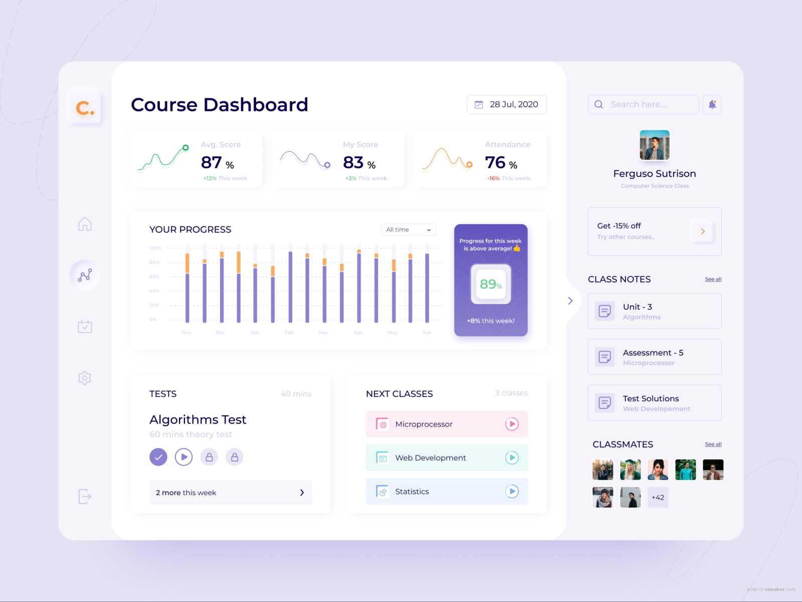 Course Dashboard