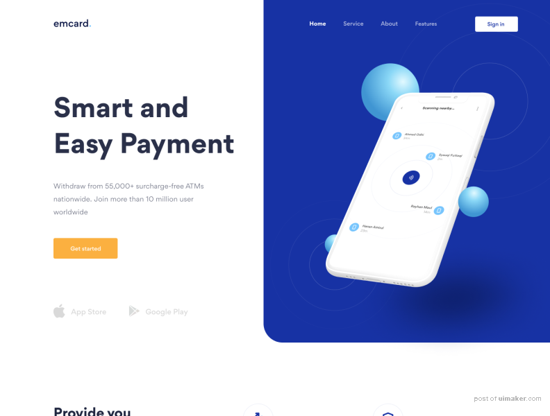 Banking Platform - Landing Page