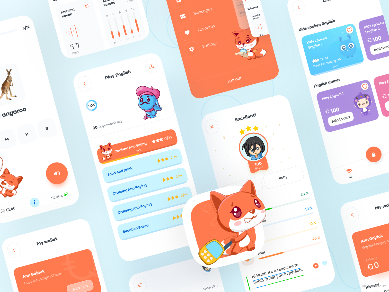 Foxxiz - English learning app