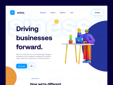 Scimo Landing Page