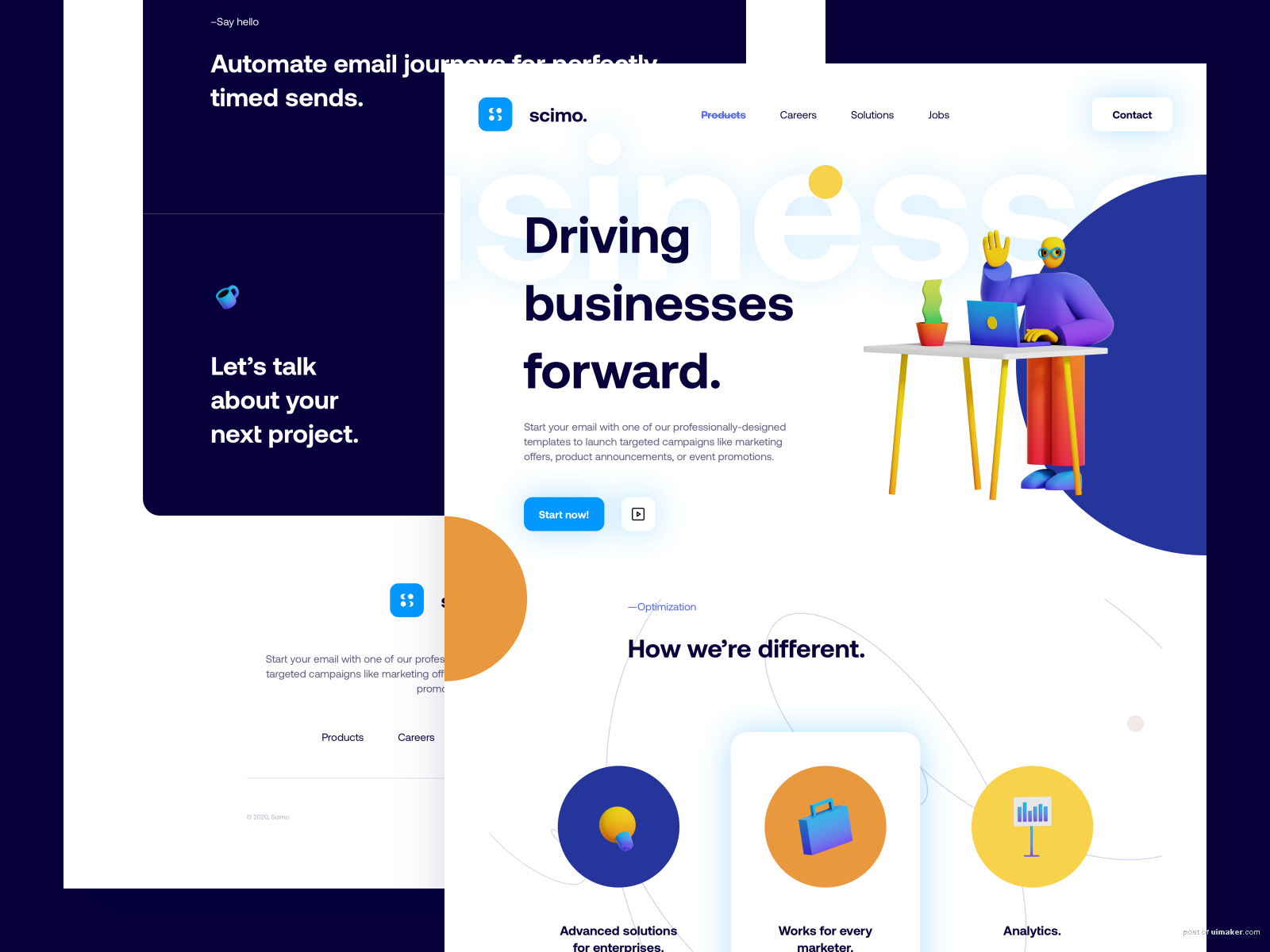 Scimo Landing Page