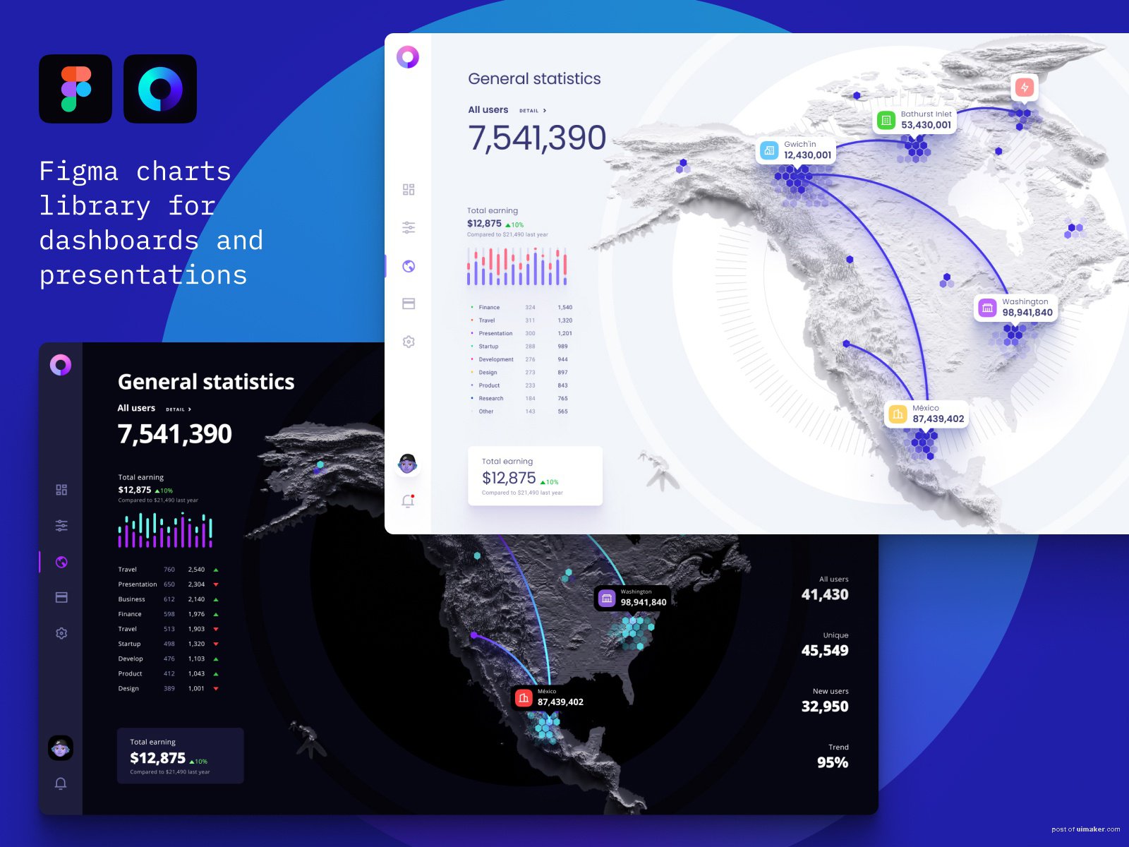 Orion map infographic kit