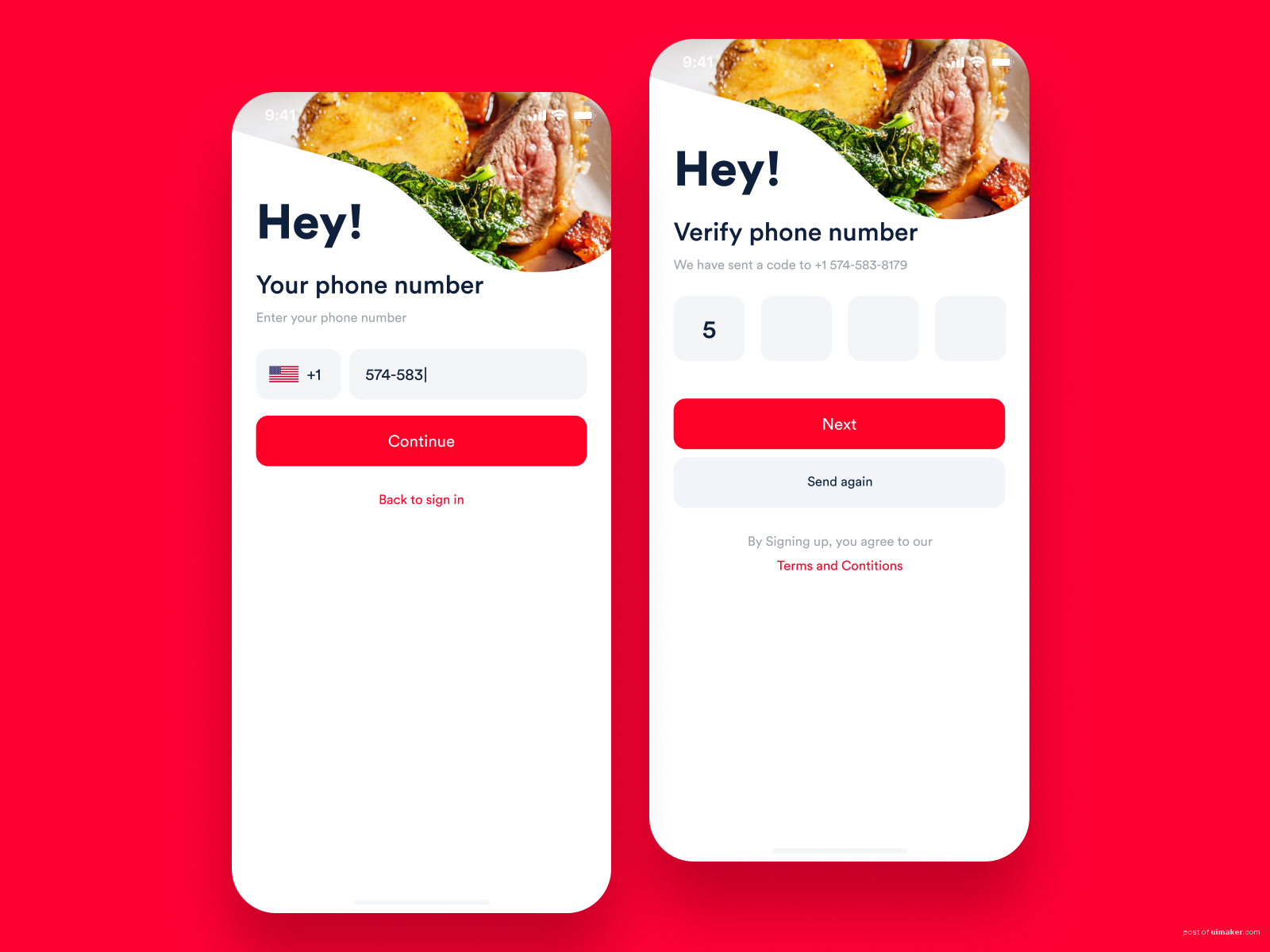 Hey! Food Delivery App