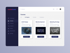 Course Dashboard UI