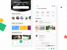 Vacation App Design 