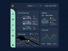 Self Driving Truck UI