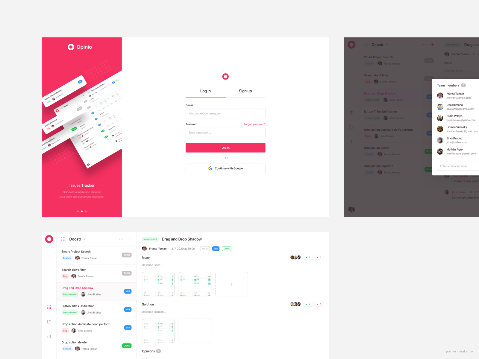 Opinio UI Design