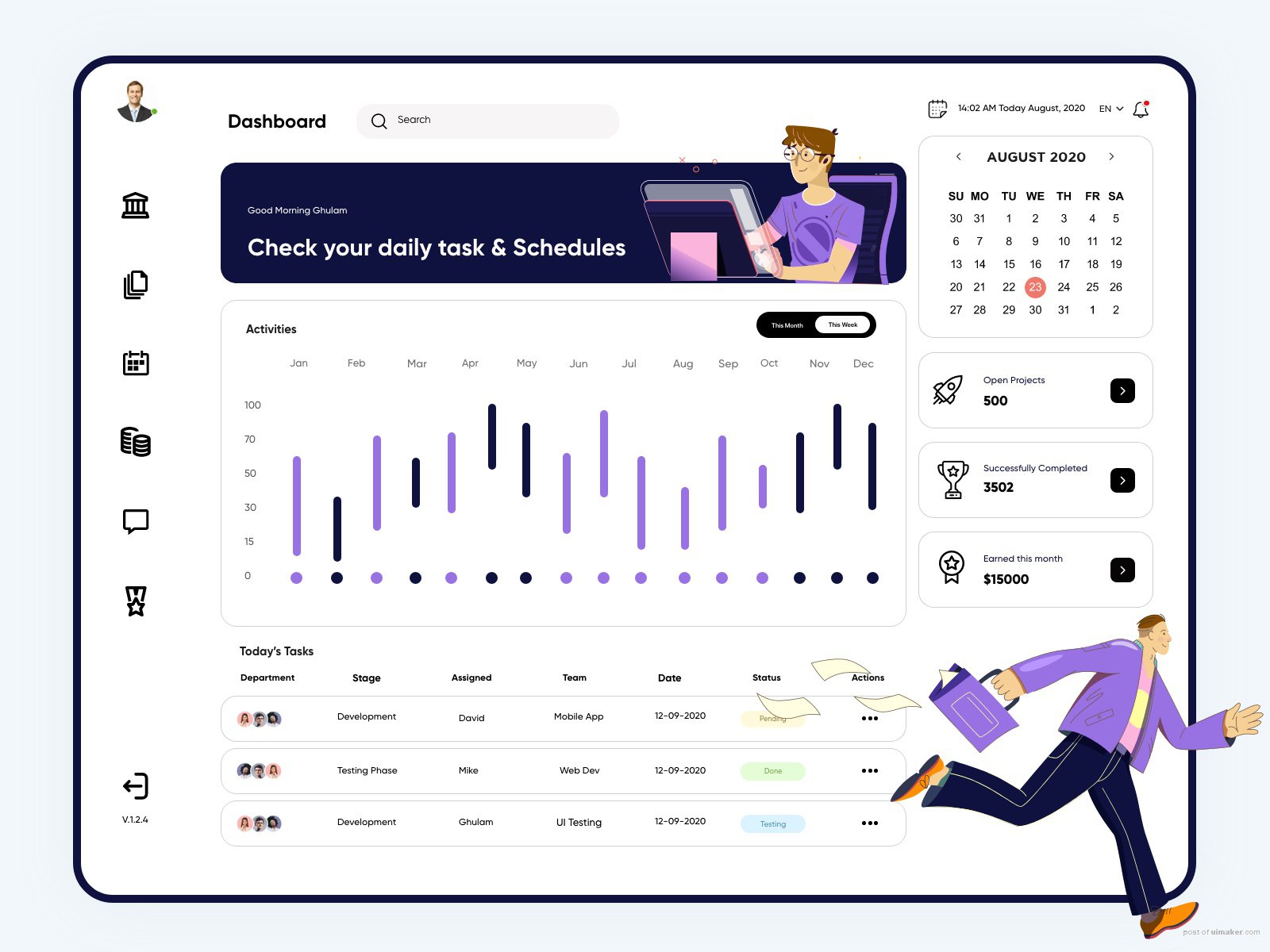 Task Management Dashboard UX UI Design