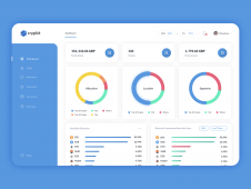 Cryptocurrency Dashboard for C