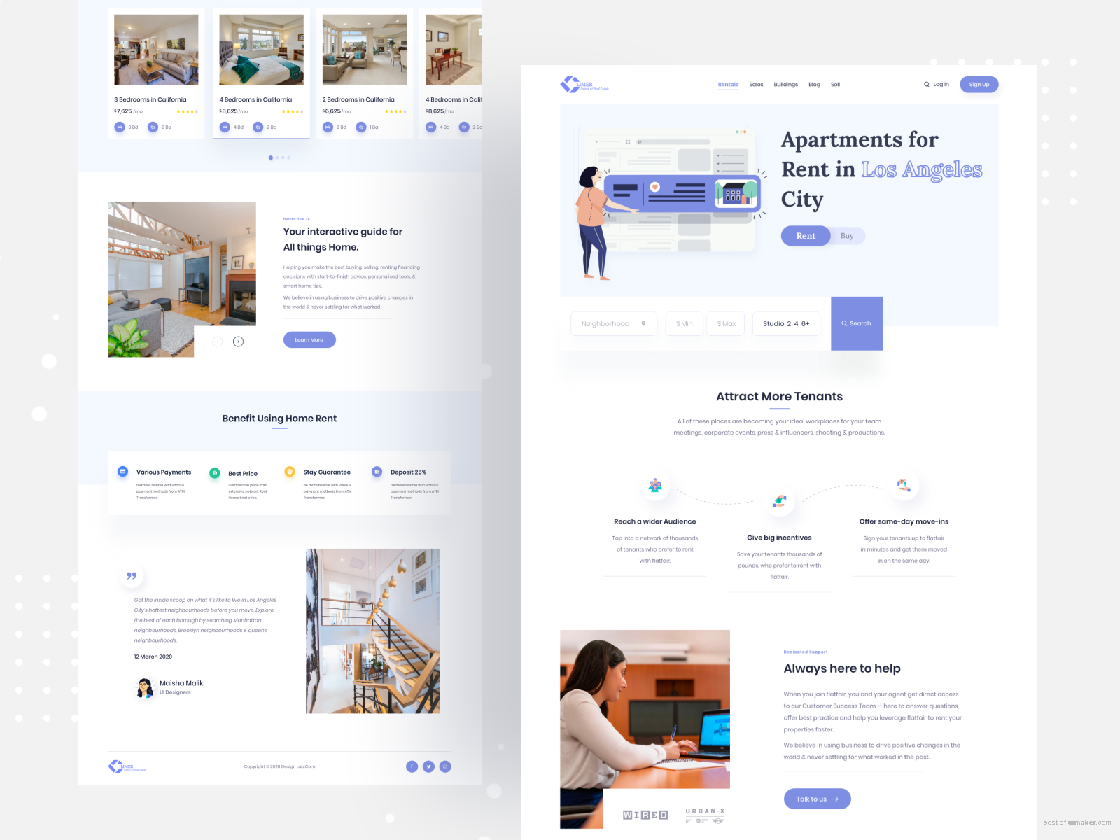 Real Estate - Landing page