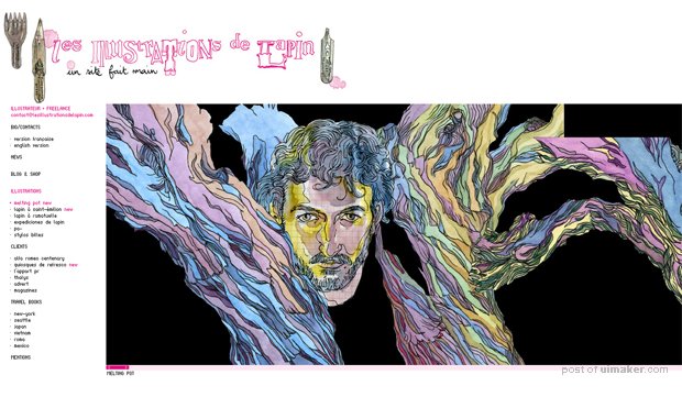 插画背景的创意网站设计,PS教程,思缘教程网
