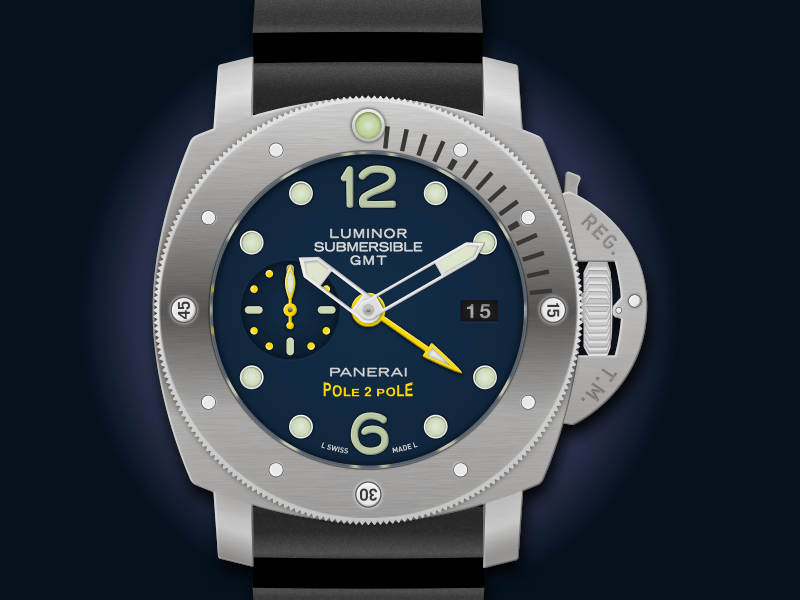 Luminor Submersible 1950 GMT ֱSketchز 