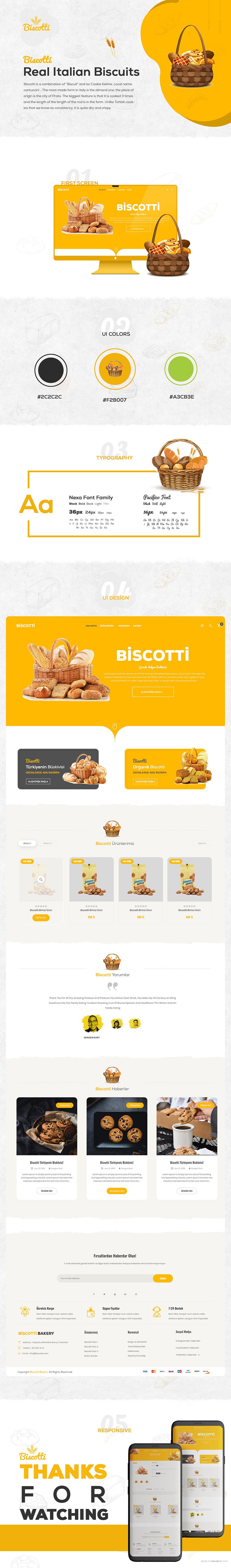 ʳվBiscotti Website Design